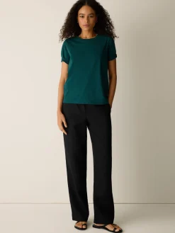 Organic Pima Cotton Jersey Round Neck Tee