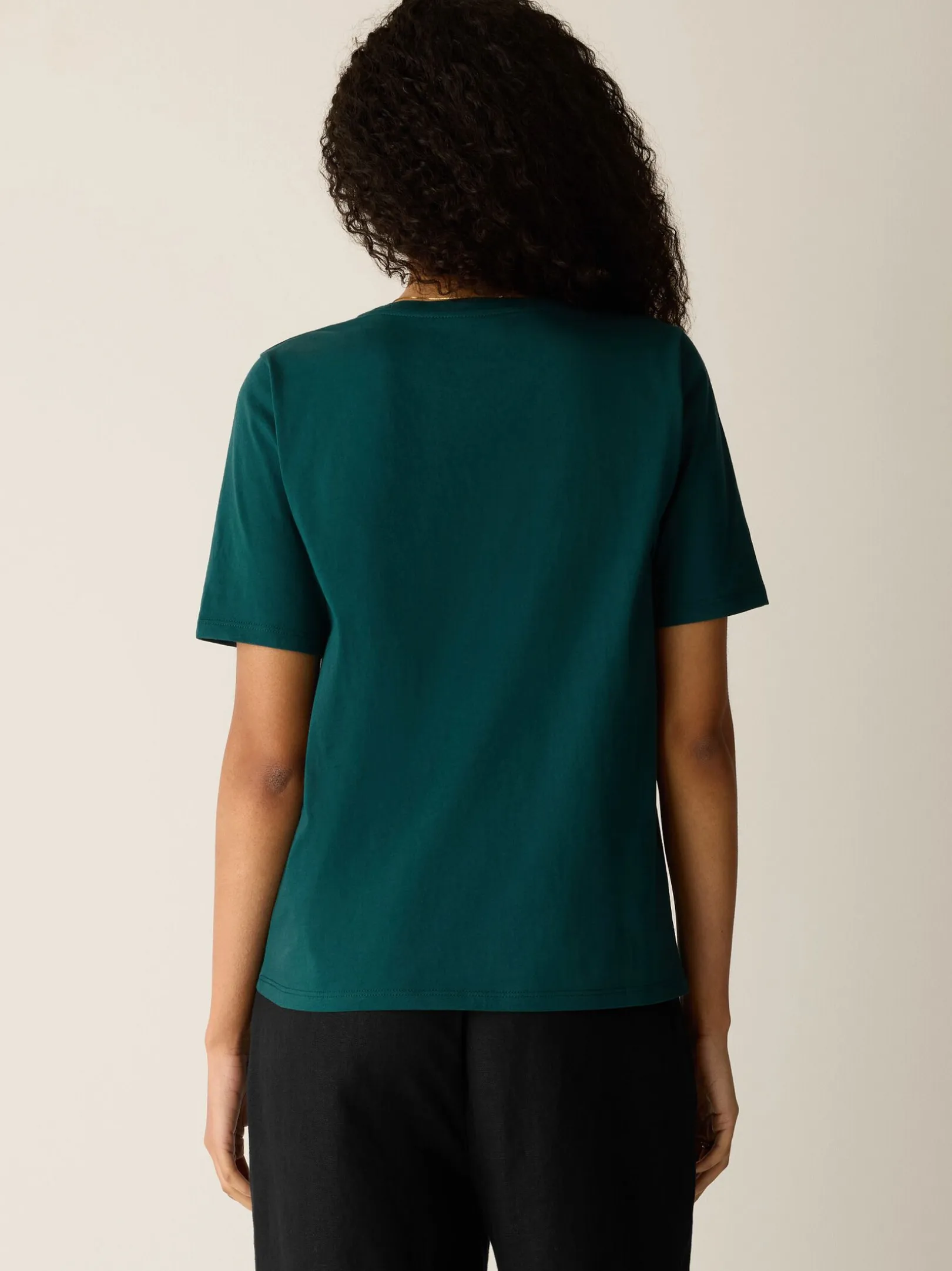 Organic Pima Cotton Jersey Round Neck Tee