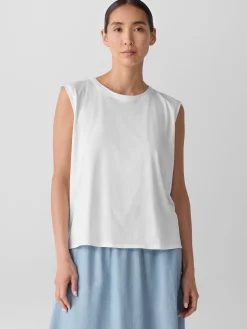 Organic Pima Cotton Jersey Round Neck Tank