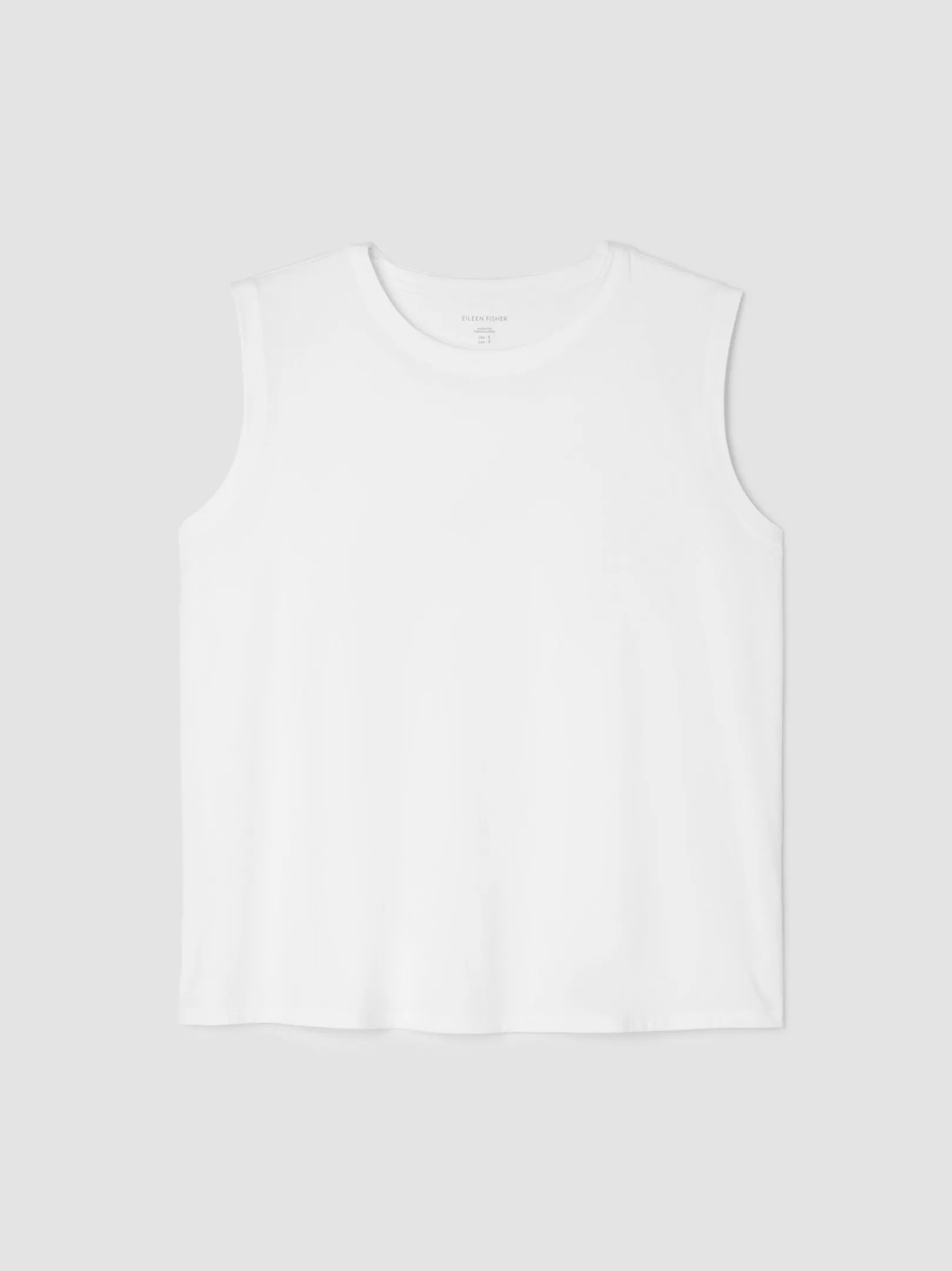 Organic Pima Cotton Jersey Round Neck Tank