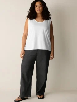 Organic Pima Cotton Jersey Scoop Neck Tank