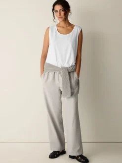 Organic Pima Cotton Jersey Scoop Neck Tank