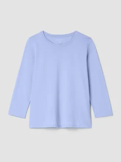 Organic Pima Cotton Jersey 3/4-Sleeve Tee