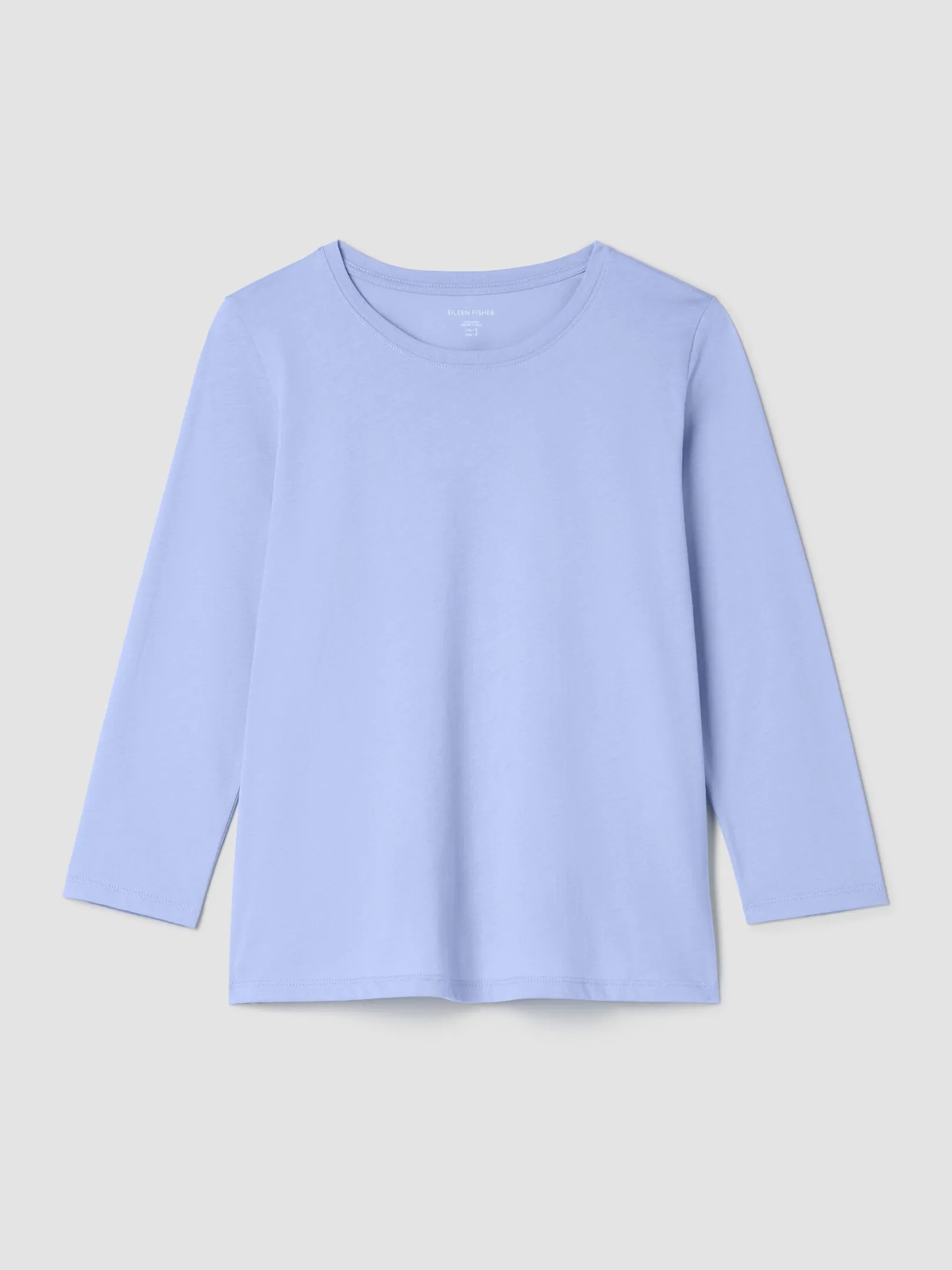 Organic Pima Cotton Jersey 3/4-Sleeve Tee
