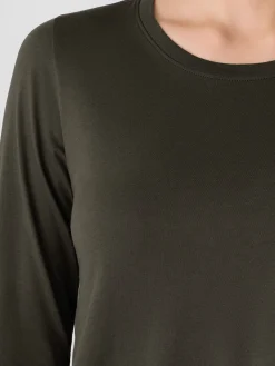 Organic Pima Cotton Jersey 3/4-Sleeve Tee