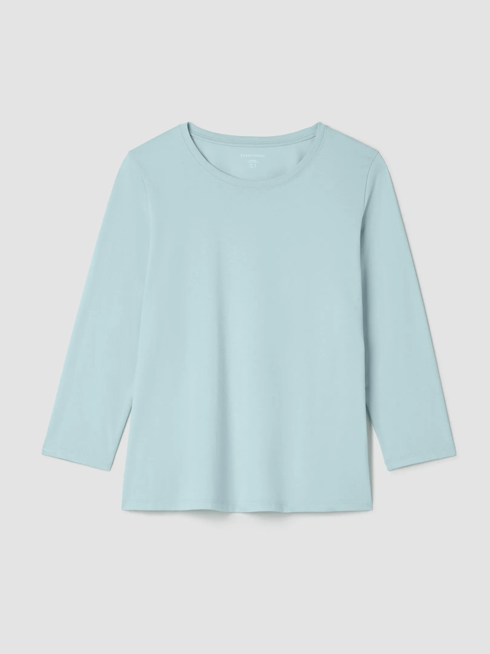 Organic Pima Cotton Jersey 3/4-Sleeve Tee