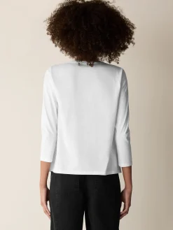 Organic Pima Cotton Jersey 3/4-Sleeve Tee