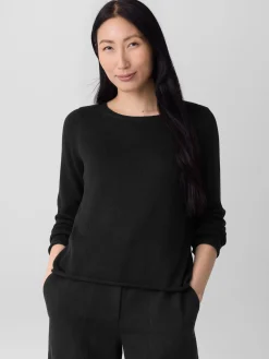 Peruvian Cotton BlendBateau Neck Top