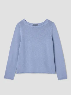 Peruvian Cotton BlendBateau Neck Top