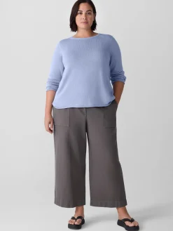Peruvian Cotton BlendBateau Neck Top