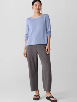 Peruvian Cotton BlendBateau Neck Top