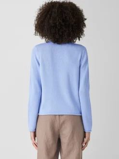 Peruvian Cotton Blend Jewel Neck Top
