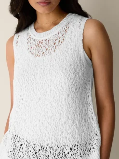 Peruvian Organic Cotton Slub Jewel Neck Tank