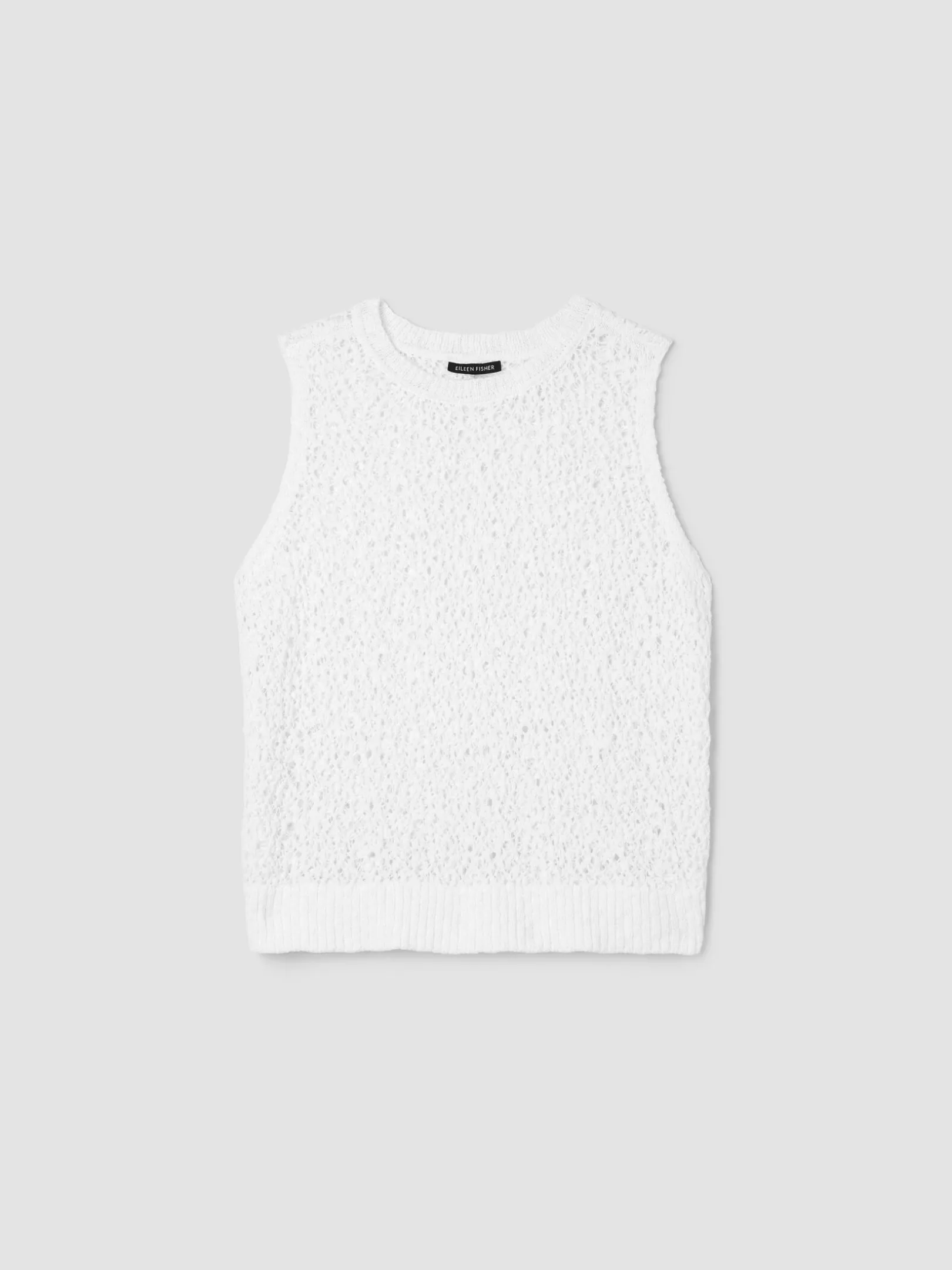 Peruvian Organic Cotton Slub Jewel Neck Tank