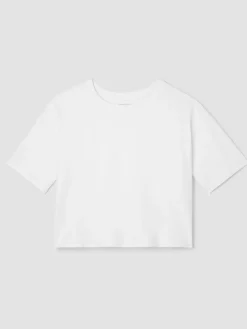 Pima Cotton Stretch Jersey Crew Neck Tee
