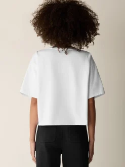 Pima Cotton Stretch Jersey Crew Neck Tee