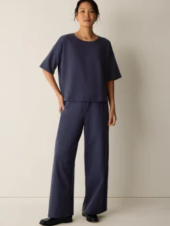 Pima Cotton Stretch Jersey Crew Neck Tee