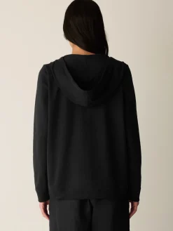 Pima Cotton Stretch Jersey Hooded Jacket