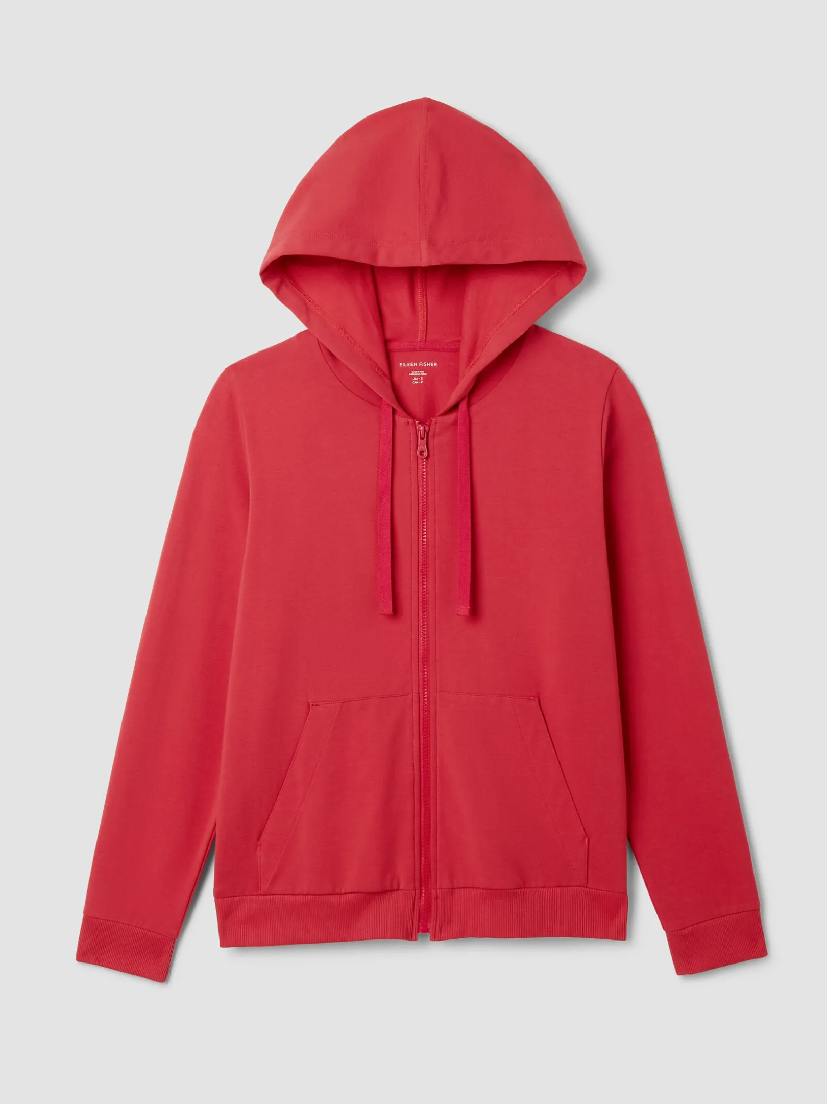 Pima Cotton Stretch Jersey Hooded Jacket
