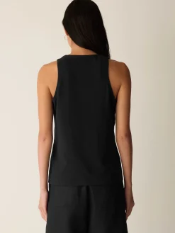 Pima Cotton Stretch Jersey Slim Tank
