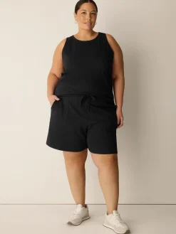 Pima Cotton Stretch Jersey Slim Tank