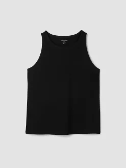 Pima Cotton Stretch Jersey Slim Tank