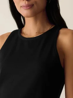 Pima Cotton Stretch Jersey Slim Tank