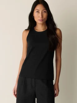 Pima Cotton Stretch Jersey Slim Tank