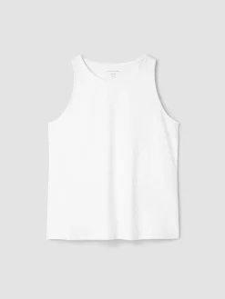 Pima Cotton Stretch Jersey Slim Tank