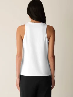 Pima Cotton Stretch Jersey Slim Tank
