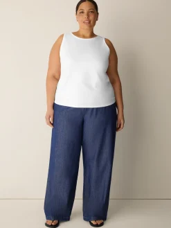 Pima Cotton Stretch Jersey Slim Tank