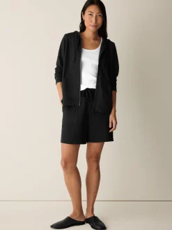 Pima Cotton Stretch Jersey Walking Shorts