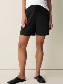 Pima Cotton Stretch Jersey Walking Shorts