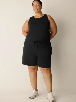 Pima Cotton Stretch Jersey Walking Shorts