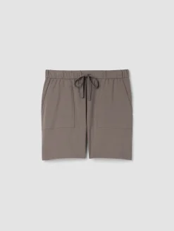 Pima Cotton Stretch Jersey Walking Shorts