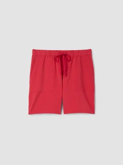 Pima Cotton Stretch Jersey Walking Shorts