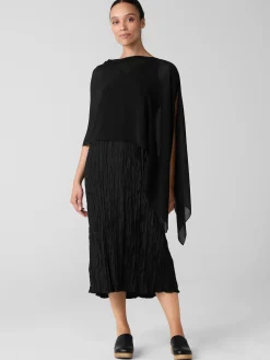 Sheer Silk Georgette Wrap