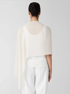 Sheer Silk Georgette Wrap