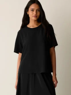 Silk Crepe de Chine Bold Tee