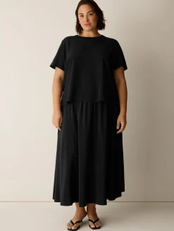 Silk Crepe de Chine Bold Tee