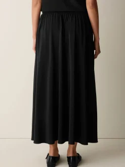 Silk Crepe de Chine Half-Circle Skirt