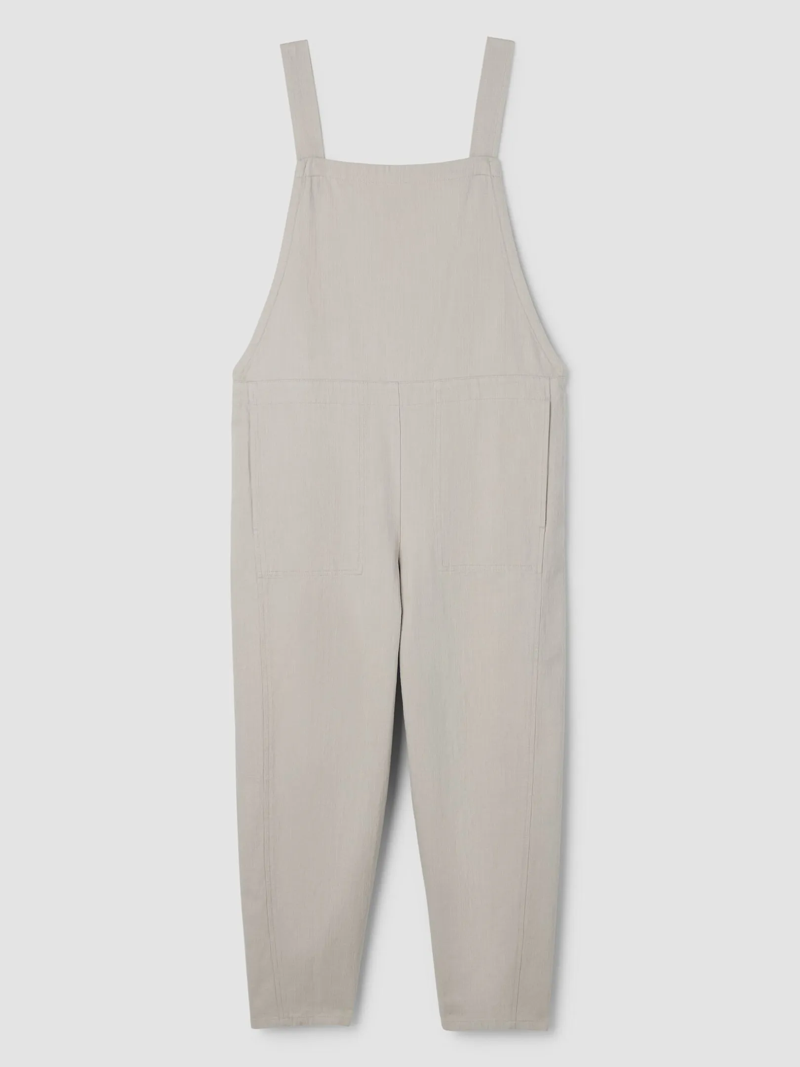 Slubby Organic Cotton Linen Overalls