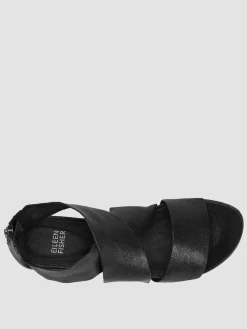 Sport Tumbled Leather Sneaker Sandal