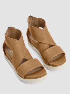 Sport Tumbled Leather Sneaker Sandal