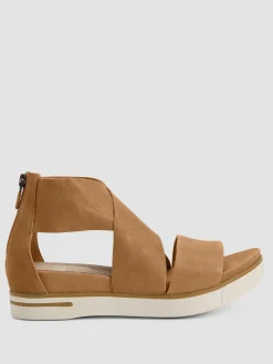 Sport Tumbled Leather Sneaker Sandal