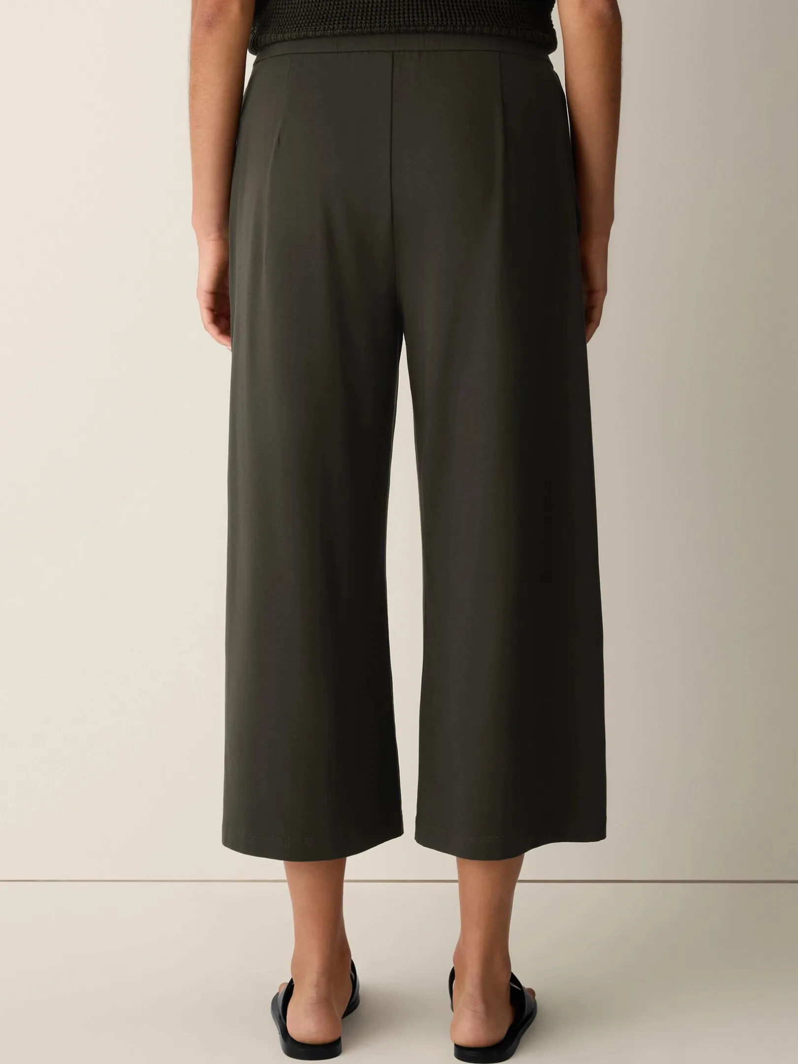Stretch Jersey Knit Culotte