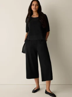 Stretch Jersey Knit Culotte