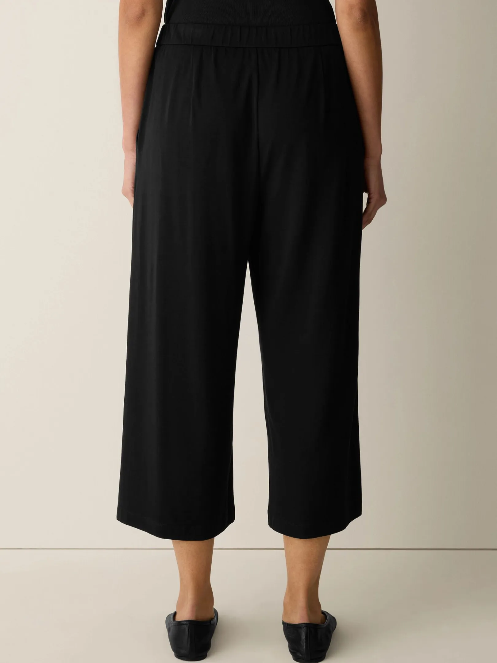 Stretch Jersey Knit Culotte