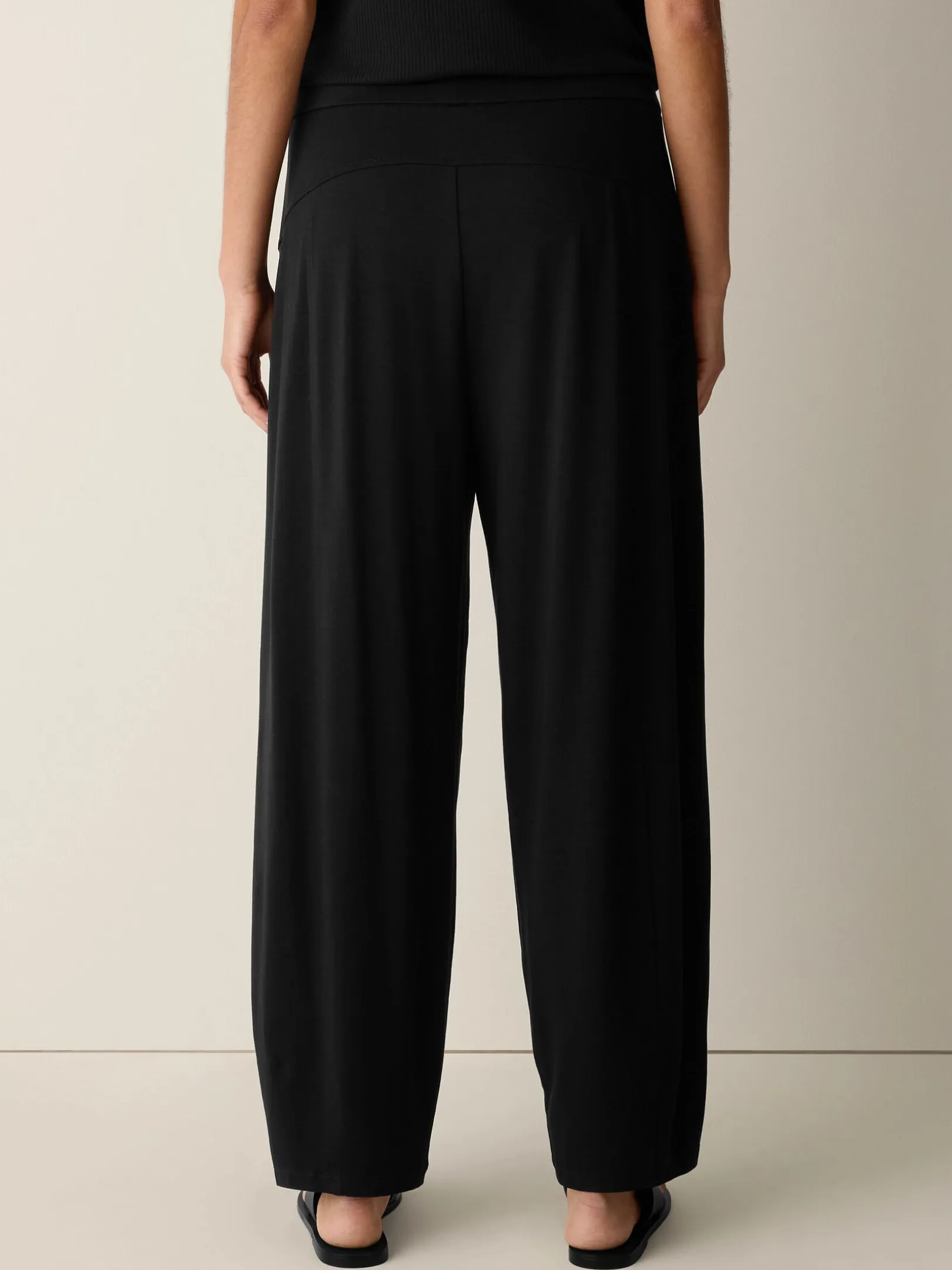 Stretch Jersey Knit Lantern Pant