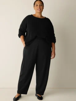 Stretch Jersey Knit Lantern Pant